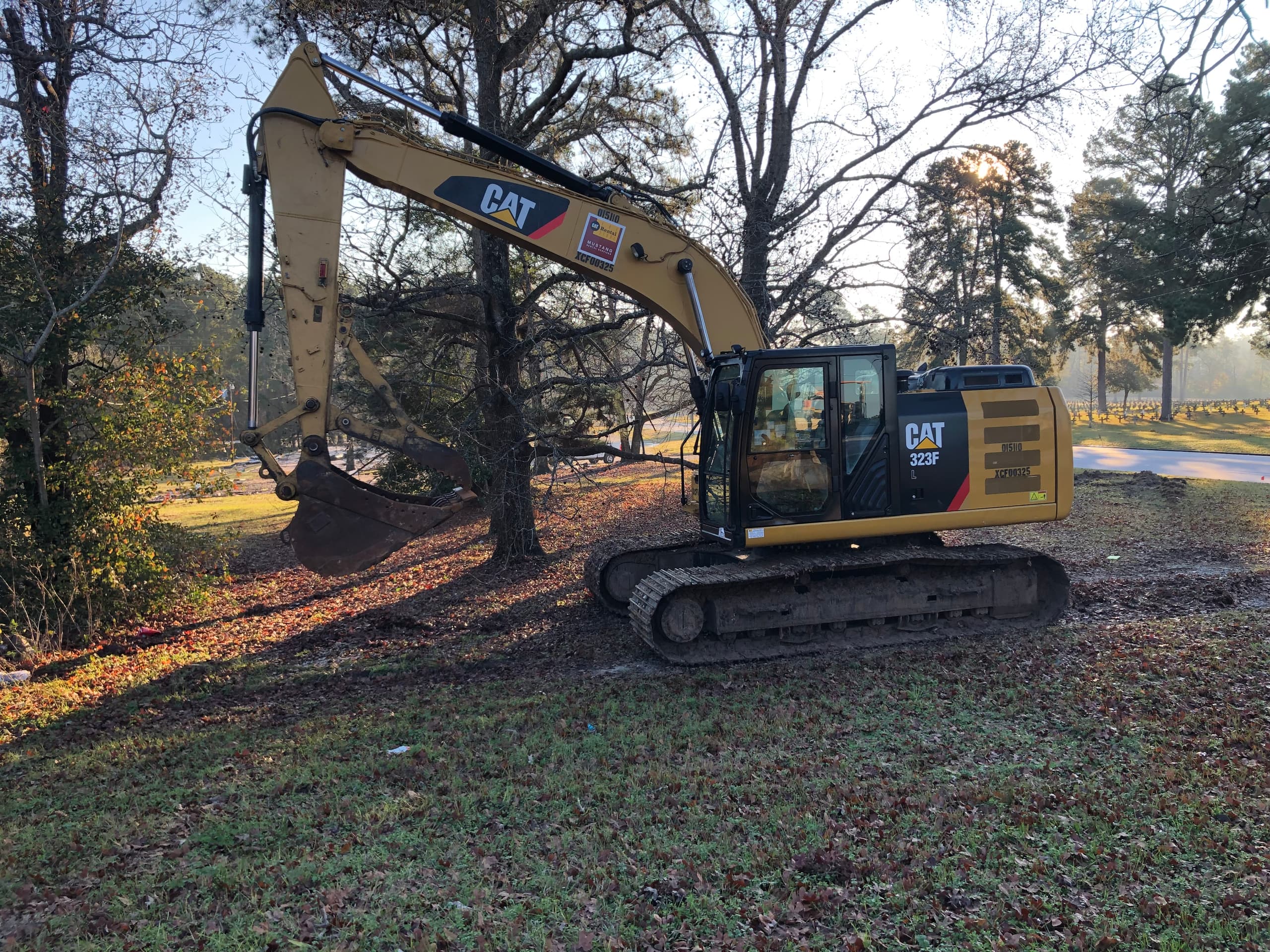 Excavation and land development services in Trinity County